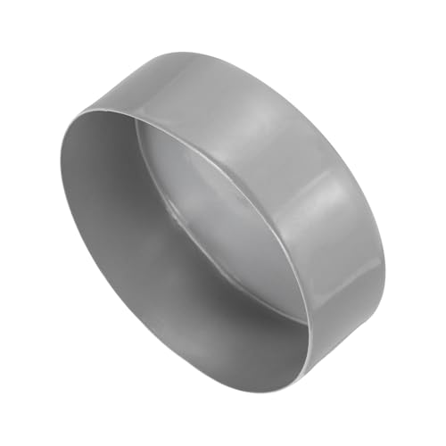 uxcell 2pcs Rubber End Caps 150mm(5.9 inch) ID Vinyl Round Tube Bolt Cap Cover Screw Thread Protectors Dark Grey
