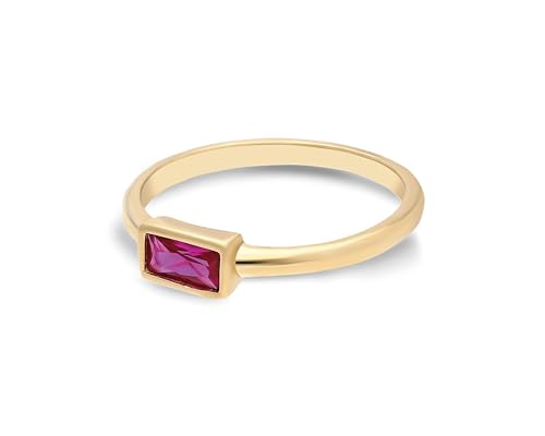 Maysa Jewelry 14K Solid Gold Ruby Ring For Women thumb #8