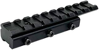 FSI 3/8" 11mm to 7/8" 20mm Dovetail to Picatinny Rail Adapter, Low Profile 11mm to 20mm Picatinny Riser Mount - FSI