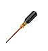 Klein Tools 612-4-INS Insulated 1/8-Inch Slotted Screwdriver, 4-Inch, Made in USA