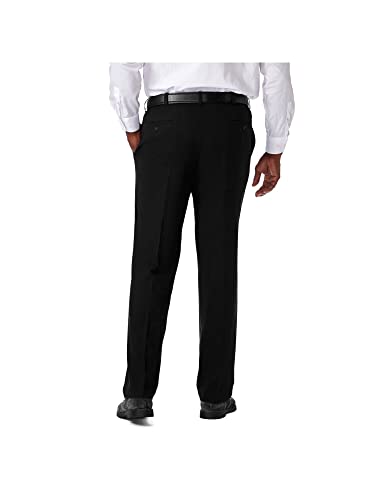 Haggar Men's E Clo Repreve Stria Classic Fit Flat Front Dress Pant3