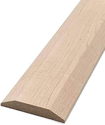 Umbral de arce macizo de 3 12 pulgadas de ancho x 58 pulgadas de alto.