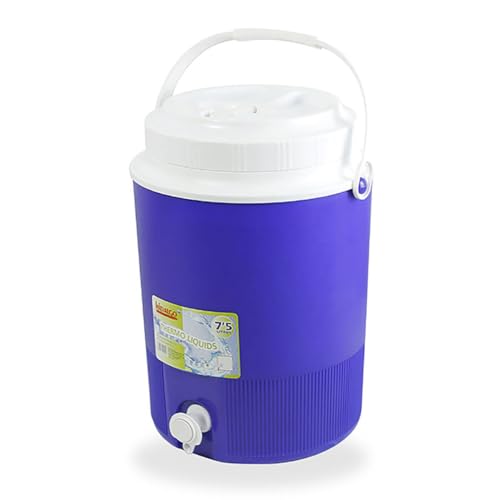 Hidalgo Termo con Tapón Dispensador Grifo Azul 7,5 L