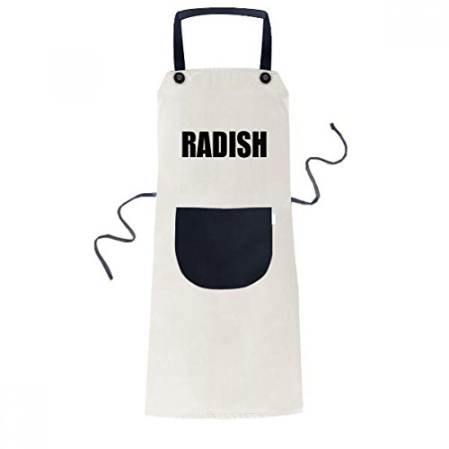 Tablier bavoir radis réglable beige cadeau idéal pour chef de cuisine - 2