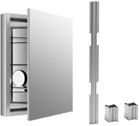 Kohler K-99007-NA Verdera 24-Inch by 30-Inch Slow-Close Medicine Cabinet with Magnifying Mirror and Verdera Medicine Cabinet Joining Kit