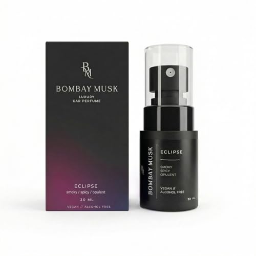 Image of Bombay Musk Eclipse Luxury Car Perfume | Long Lasting Car Fragrance & Car Freshener | Alcohol Free & Plant Based | 60+ Days | 200+ Sprays | Perfume for Car