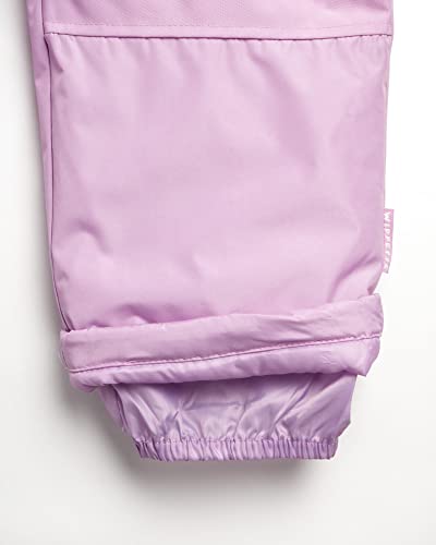 Wippette Kids’ Snow Bib – Boys And Girls Insulated Waterproof Snowboard Ski Snow Pants Overalls (5-18), Size 6X, Soft Orchid #TOP4