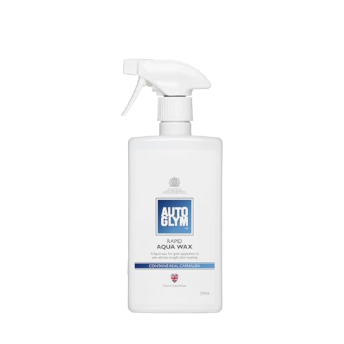 Autoglym Rapid Aqua Wax, 500 ml – Cera líquida para coche que protege todas las superficies exteriores, incluyendo la pintura, la goma y el vidrio