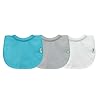 green sprouts Stay-dry Milk Catcher Bibs (3 Pack) | Collar absorbs milk to prevent rashes | Waterproof inner layer…