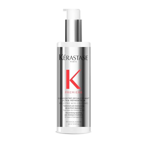 Kérastase, Première, Concentrado Descalcificante Ultra-Reparador, Para cabello dañado, Con Ácido Cítrico y Glicina, Concentré Décalcifiant Ultra-Réparateur, 250 ml