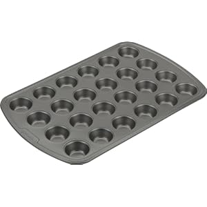 Good Cook 04029 Mini Non-Stick Muffin Pan, Steel, 1-7/8 in Dia x 14.6 in L x 9.3 in W x 6.8 in H