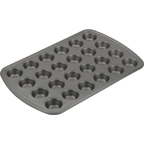 Good Cook 04029 Mini Non-Stick Muffin Pan, Steel, 1-7/8 in Dia x 14.6 in L x 9.3 in W x 6.8 in H