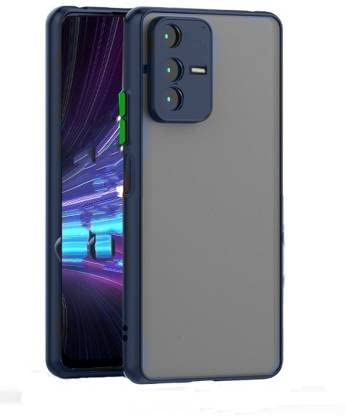Designerz Hub® Vivo V23 5G Back Cover Smoke Case | Military Grade - Shock Absorbing Rubber | Scratch Resistant Protective Back case for Vivo V23 5G - Blue (B09P8N7F3G) Amazon Price History, Amazon Price Tracker