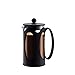 Bodum 10682-01 Kenia French Press ekspres do kawy, szkło borokrzemowe - 3 filiżanki (0,35 l), czarny