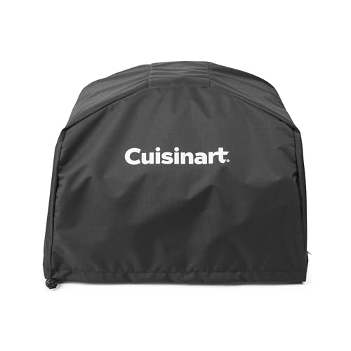Cuisinart FlavorBoost™ Outdoor Electric Grill Cover, Water Resistant Grill Cover for Cuisinart Electric Outdoor Cooking, Durable All Weather BBQ Protector with Adjustable Strings for All Conditions
