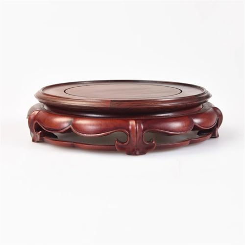 Support Bonsaï en Palissandre Rouge Idée Cadeau Artisanal pour Collectionneur - 4