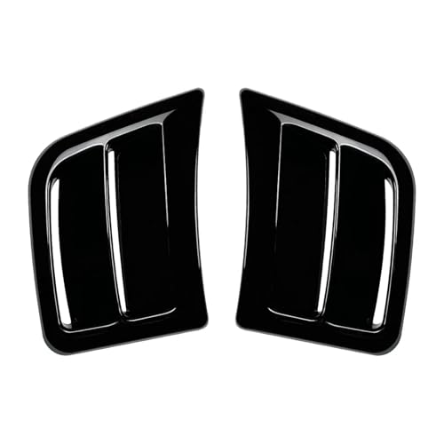 車用フェンダーサイドベント装飾ステッカー スバル インプレッサ WRX STI 2008-2014 ABS エアフローインテークホールグリルスポイラー対応(Glossy black)