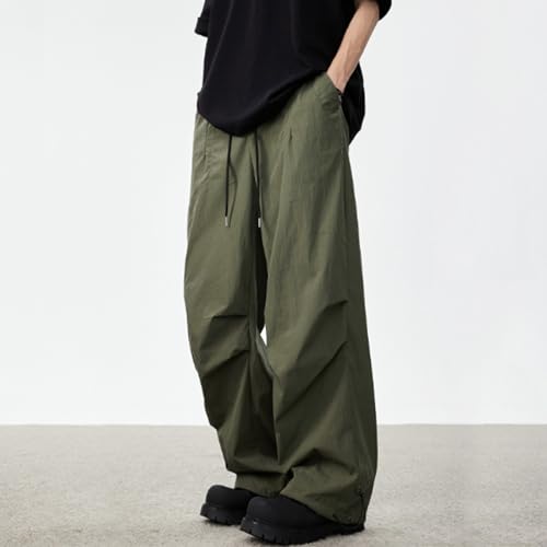 Pantalon stretch couleur unie décontracté avec taille élastique ajustable - 2