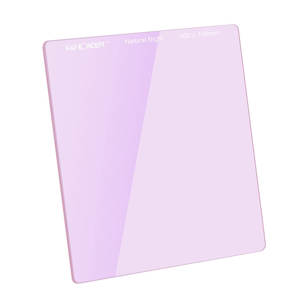 K&F Concept 100 x 100mm Natural Night Filter Anti-Light Pollution Filter for Night Photography Sky/Star Astrophotography with 28 Multi-Layer Coated