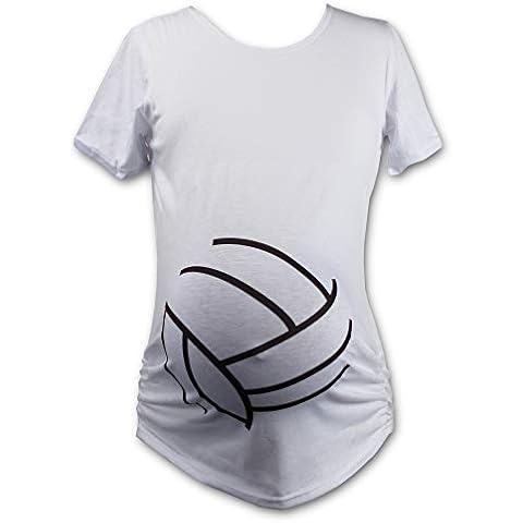 Urbanifi Maternity Women Sports Basketball Volleyball Baseball Short Sleeved Shirt for Mom Fans T Shirt Apparel Tshirt Gifts Team (volleyball, xx-large) Cover