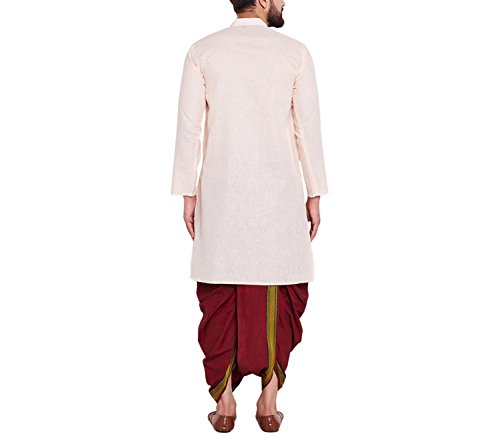 Image of SOJANYA (Since 1958, Men's Silk Blend Grey Kurta Pyjama & Silk Blend Jacket Combo