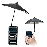 Magnetic Phone Umbrella for Sun,Outdoor Phone Sun Shade Shield with Flexible Angle Design & Rotatable Phone Ring,Umbrella for iPhone 17 Air 16 15 14 13 Pro Max Plus,Mag-Safe Case &All Phone Anti-Glare