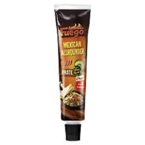Fuego - Mexican Allrounder Würzpaste | Zum unkomplizierten Würzen von mexikanischen Gerichten | Für 4 Anwendungen | Vegan | 1 x 40g in wiederverschließbarer Tube Fuego - Mexican Allrounder Würzpaste | Zum unkomplizierten Würzen von mexikanischen Gerichten | Für 4 Anwendungen | Vegan | 1 x 40g in wiederverschließbarer Tube
