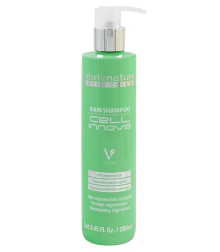 abril et nature   Cell Innove   Champú Capilar Profesional   Aspecto joven, sano y brillante   Tratamiento Capilar con Células Madre Vegetales   Regenera y Rejuvenece la Fibra Capilar   250 ml