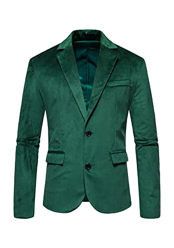 Veste de costume slim fit homme blazer velours confortable pour soirée