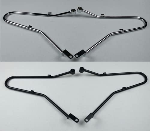 Barras de soporte para alforjas para Triumph Bonneville SE T100 Thruxton Scrambler 2001-2015, acabado cromado miniatura 3