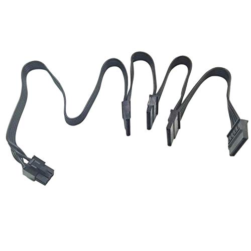 Câble Corsair RM850 RM1000 PCI-E 6 broches pour ajouter 4 disques durs SATA