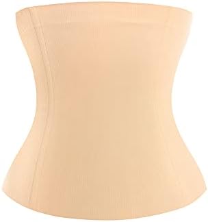 KSKshape Waist Trainer Shapewear For Weight loss Tummy Control Body Shaper Breathable Waist Cincher,Beige,M