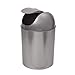 Umbra Mezzo Swing-Top Waste Can, 2.5-Gallon (9 L), Brushed Nickel/Silver