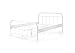 Produktbild Vipack Metallbett, Jugendbett, Einzelbett, Metall, weiß, 209 x 148 x 66 cm