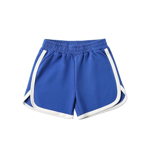 TYUSGH Pantalones cortos deportivos para niñas, pantalones deportivos de verano, para correr, escuela, adolescentes, informales, cintura elástica, gimnasio, ciclismo, pantalones cortos de chándal