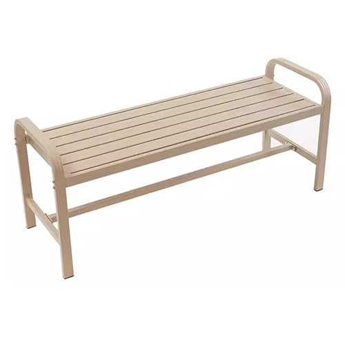 Banc de parc antirouille en métal et aluminium moulé pour préserver votre pelouse