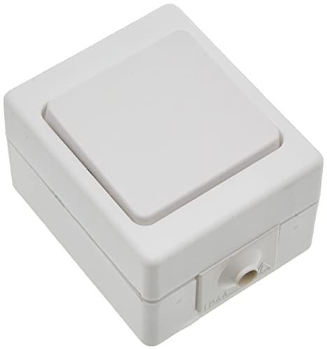 Kopp 563602000 Aufputz-Feuchtraum Lichtschalter IP44