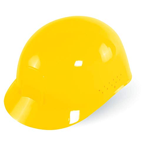 Bullhead Safety Hh-Bc1-Y Yellow Vented Bump Cap With Four-Point Slide Lock Suspension #TOP20