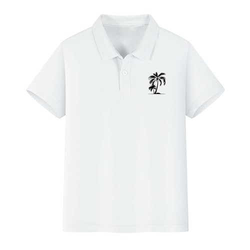 Children's Shirts for Boys and Girls in Spring Summer and Autumn 2D Personalized Printing Lapel Kids Plain T Shirts4