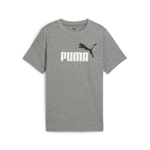 Image of Puma Boy Cotton Solid Regular Fit Tees