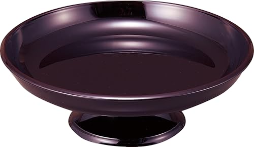丸供物台 3.5寸山中漆器 国産 日本製 コンパクト お供え 和風 モダン 法事 供養 ディスプレイ 和室 モニュメント 祭壇 仏器 法要 贈り物 初盆 お彼岸 お盆 供物 墓参り 弔事 仏教文化 記念品 お供え物 伝統 和の器 お参り 月命日 先祖供養