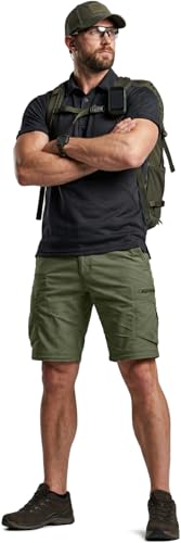Image of CQR Men's Convertible Cargo Tactical Pants, Water Resistant Outdoor Hiking Pants, Zip Off Lightweight Stretch Work Pants