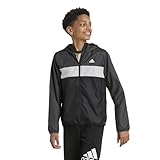 [アディダス] キッズ WIND. RDY ティベリオ ウインドブレーカー JTH14 グレーシックス/グレーワン/ブラック(IX3303)