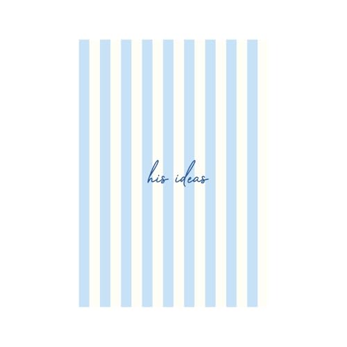 Image of Undated Daily Planner & Organizer | His Ideas | A5 Hardcover with Goal Setting Pages | 100 GSM,260 Pages | 2-Page Daily Layout for Planning & Notes | Activity Tracker