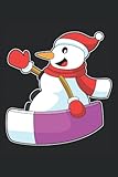  Snowboard Notebook, 120 pages: Snowman as Snowboarder with Snowboard Notebook - Journal for Women, Men and Kids - Gifts - Dot grid
