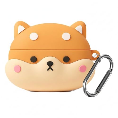 Image of Hamper Silicone Case Cover Compatible for OnePlus Nord Buds 3 | 3 Pro (Shiba Dog)