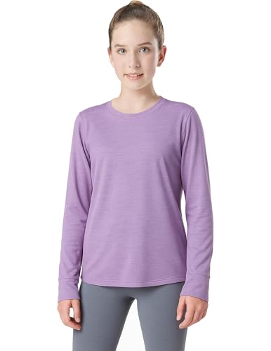 Image of Liberty Pro 3 Pack Youth Girls Active Long Sleeve Shirts | Dry Fit, Performance, Thumbholes, Athletic Tees for Kids and Teens