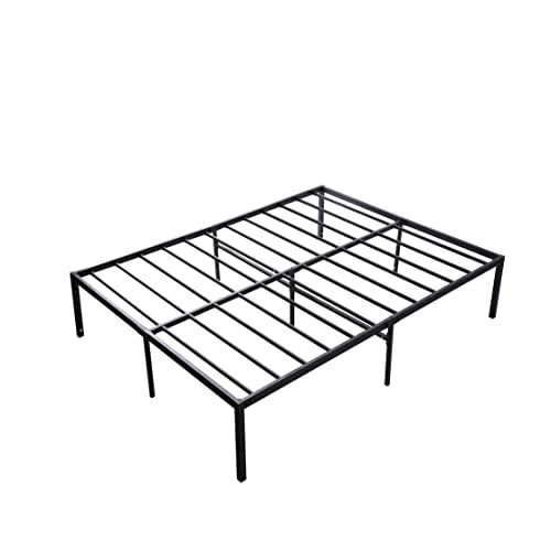 Cadre de lit en métal Stanew,Sommier ,Assemblage Simple,pour Adultes, Enfants (160 x 200 cm)