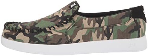 DC Men's Villain 2 Casual Slip On Skate Shoe Slipper, Military CAMO, 10.5 | Image 7