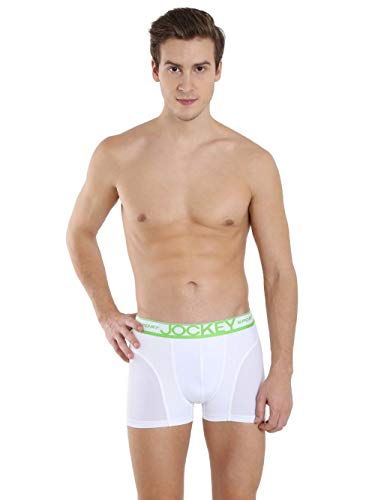 Image of Jockey SP56 Men's Micro Touch Nylon Elastane Stretch Trunks with Stay Fresh & Stay Dry Technology